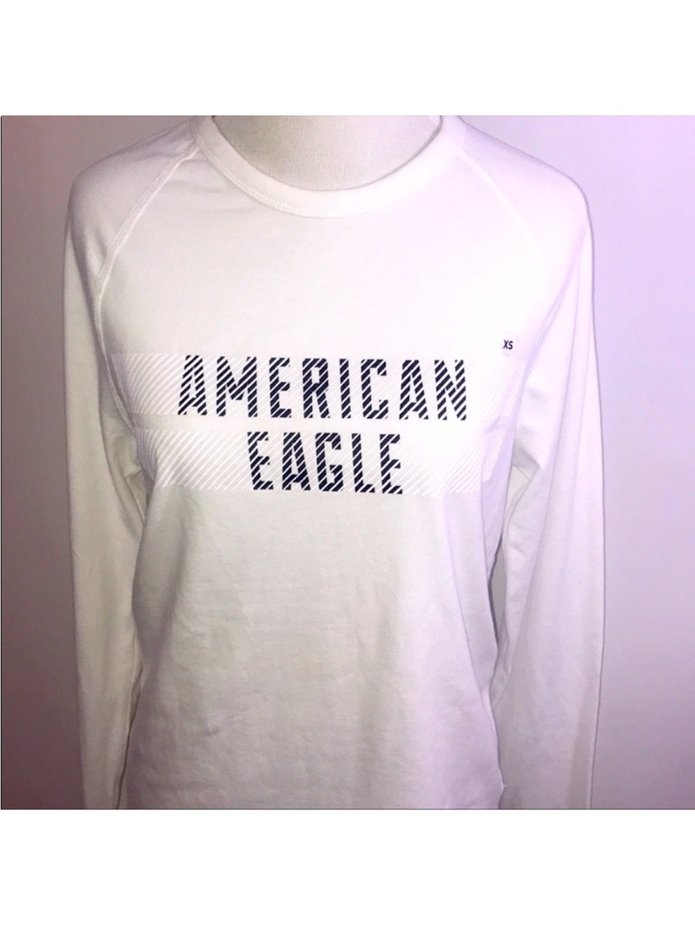 American Eagle Outfitters White Active Flex Tee size XS